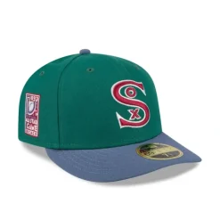 Best Sale Chicago White Sox Green Gemstone Low Profile 59FIFTY Fitted Hat - KTGCaps - Baseball caps for various teams, purchased online at a discount Caps