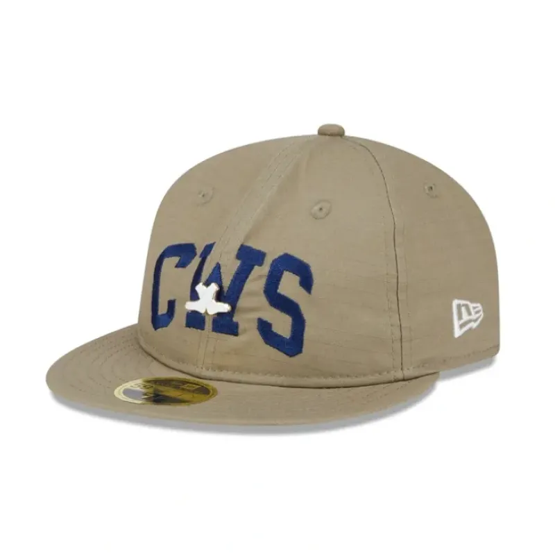 Shop Chicago White Sox Logo Pin Retro Crown 59FIFTY Fitted Hat - KTGCaps - Baseball caps for various teams, purchased online at a discount Caps