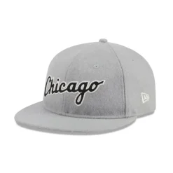 Shop Chicago White Sox Melton Wool Retro Crown 9FIFTY Adjustable Hat - KTGCaps - Baseball caps for various teams, purchased online at a discount Caps