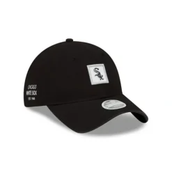 Sale Chicago White Sox Mini Patch Womens 9TWENTY Adjustable Hat - KTGCaps - Baseball caps for various teams, purchased online at a discount Caps