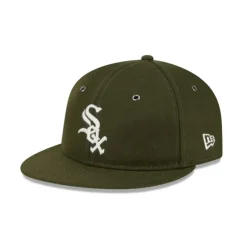 Hot Chicago White Sox New Olive Wool Retro Crown 9FIFTY Adjustable Hat - KTGCaps - Baseball caps for various teams, purchased online at a discount Caps