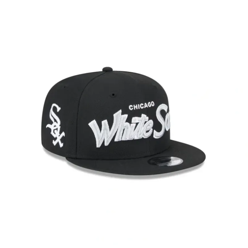 Store Chicago White Sox Script Kids 9FIFTY Snapback Hat - KTGCaps - Baseball caps for various teams, purchased online at a discount Caps