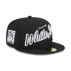 Cheap Chicago White Sox Script Sided 59FIFTY Fitted Hat - KTGCaps - Baseball caps for various teams, purchased online at a discount Caps