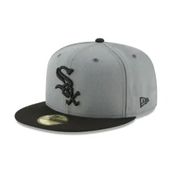 Shop Chicago White Sox Storm Gray Basic 59FIFTY Fitted Hat - KTGCaps - Baseball caps for various teams, purchased online at a discount Caps