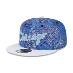Shop Chicago White Sox Wave Fill 59FIFTY Fitted Hat - KTGCaps - Baseball caps for various teams, purchased online at a discount Caps