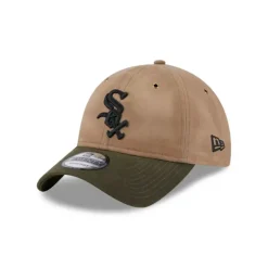 Best Sale Chicago White Sox Wax Canvas 9TWENTY Adjustable Hat - KTGCaps - Baseball caps for various teams, purchased online at a discount Caps