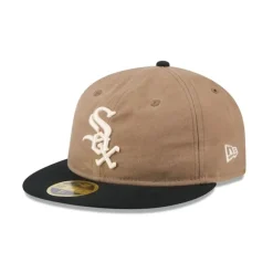 Sale Chicago White Sox Wax Canvas Retro Crown 59FIFTY Fitted Hat - KTGCaps - Baseball caps for various teams, purchased online at a discount Caps