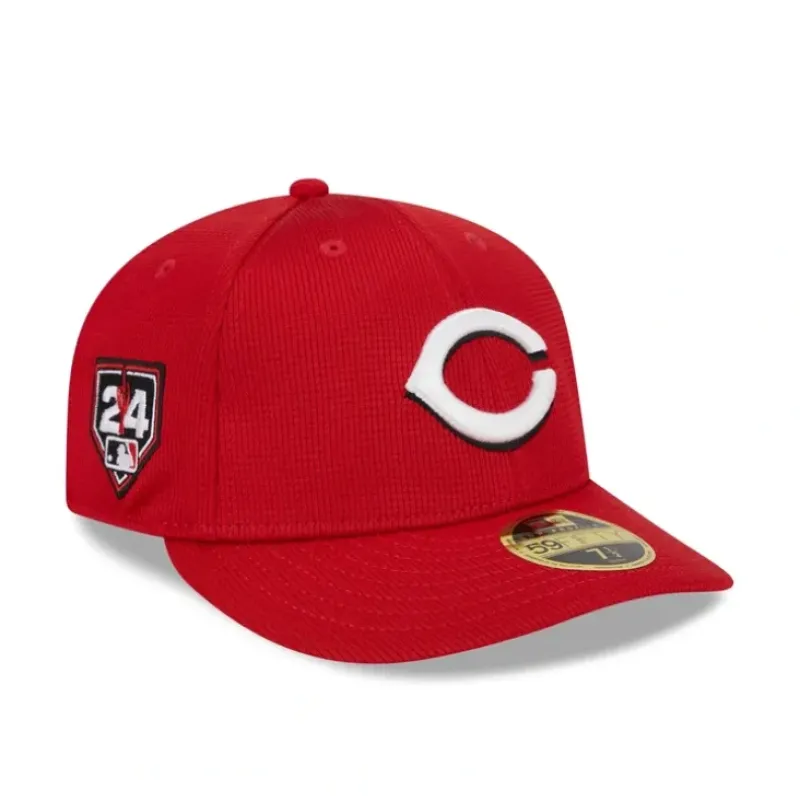 Shop Cincinnati Reds Canvas Crown 59FIFTY Fitted Hat - KTGCaps - Baseball caps for various teams, purchased online at a discount Caps