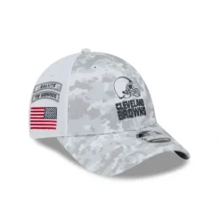 Best Sale Cleveland Browns 2024 Salute to Service 9FIFTY Snapback Hat - KTGCaps - Baseball caps for various teams, purchased online at a discount Caps