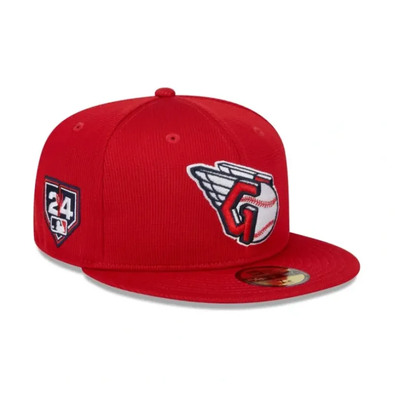 Shop Cleveland Guardians 2024 Spring Training 39THIRTY Stretch Fit Hat - KTGCaps - Baseball caps for various teams, purchased online at a discount Caps