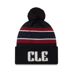 Shop Cleveland Guardians City Connect Pom Knit Hat - KTGCaps - Baseball caps for various teams, purchased online at a discount Caps