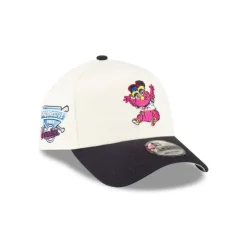 Clearance Cleveland Guardians Mini Mascot 9FORTY AFrame Snapback Hat - KTGCaps - Baseball caps for various teams, purchased online at a discount Caps