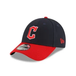Best Cleveland Guardians The League Home 9FORTY Adjustable Hat - KTGCaps - Baseball caps for various teams, purchased online at a discount Caps