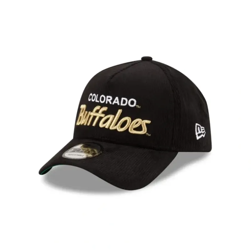 Cheap Colorado Buffaloes Collegiate Corduroy 9FORTY AFrame Snapback Hat - KTGCaps - Baseball caps for various teams, purchased online at a discount Caps