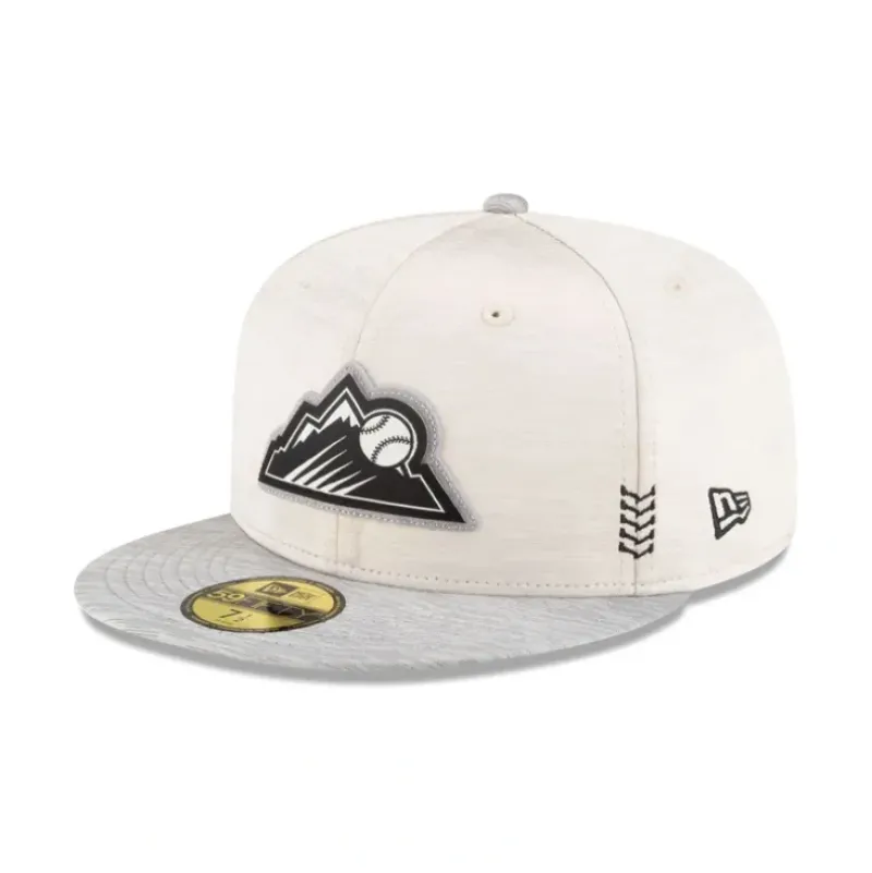 Best Colorado Rockies 2024 Clubhouse Stone 59FIFTY Fitted Hat - KTGCaps - Baseball caps for various teams, purchased online at a discount Caps