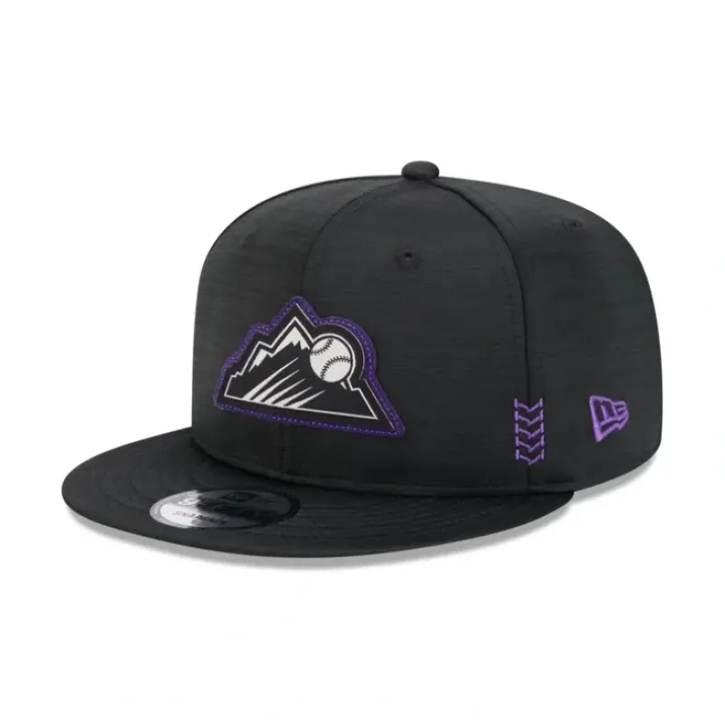 Cheap Colorado Rockies 2024 Clubhouse 9FIFTY Snapback Hat - KTGCaps - Baseball caps for various teams, purchased online at a discount Caps