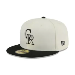 Best Sale Colorado Rockies Chrome 59FIFTY Fitted Hat - KTGCaps - Baseball caps for various teams, purchased online at a discount Caps