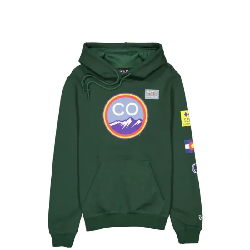 Shop Colorado Rockies City Connect Green Hoodie - KTGCaps - Baseball caps for various teams, purchased online at a discount Caps