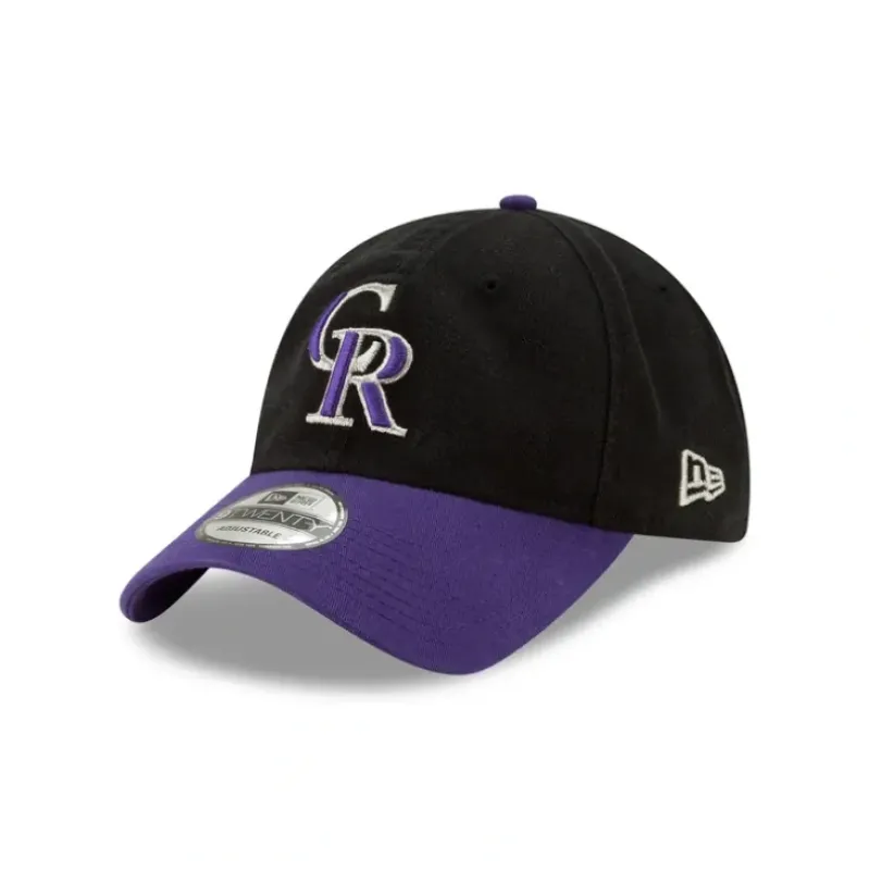 Outlet Colorado Rockies Core Classic Replica Alt 9TWENTY Adjustable Hat - KTGCaps - Baseball caps for various teams, purchased online at a discount Caps