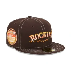 Best Colorado Rockies Fall Foliage 59FIFTY Fitted Hat - KTGCaps - Baseball caps for various teams, purchased online at a discount Caps