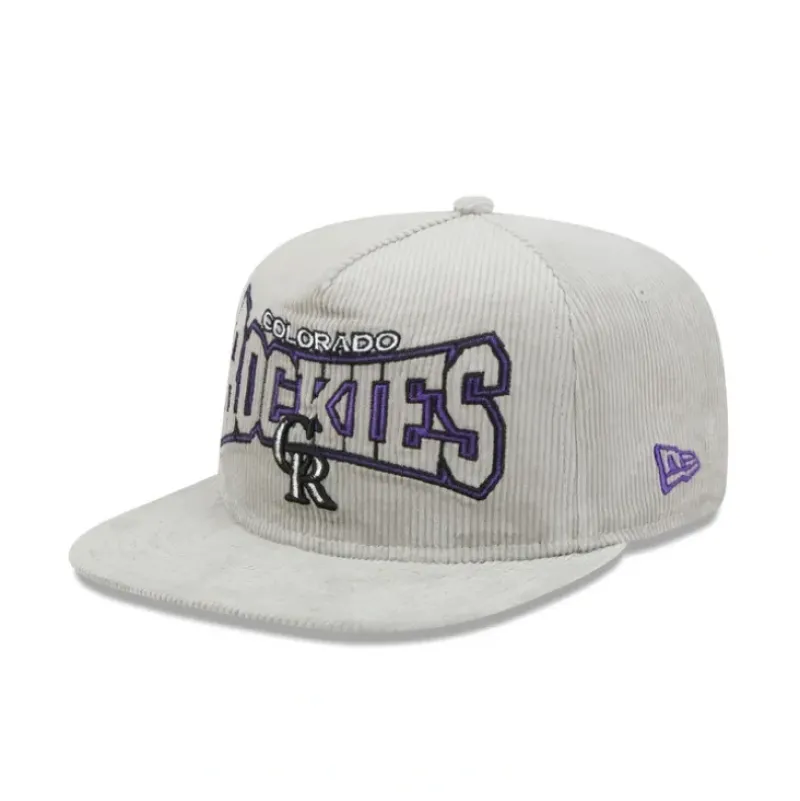 Online Colorado Rockies Gray Cord Golfer Hat - KTGCaps - Baseball caps for various teams, purchased online at a discount Caps