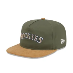 Outlet Colorado Rockies Olive Green Golfer Hat - KTGCaps - Baseball caps for various teams, purchased online at a discount Caps