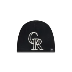Sale Colorado Rockies Team Mega Logo Knit Beanie - KTGCaps - Baseball caps for various teams, purchased online at a discount Caps