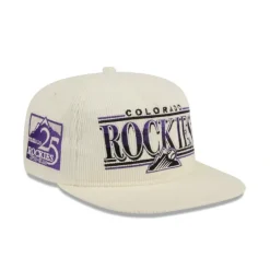 Outlet Colorado Rockies Throwback Corduroy Golfer Hat - KTGCaps - Baseball caps for various teams, purchased online at a discount Caps
