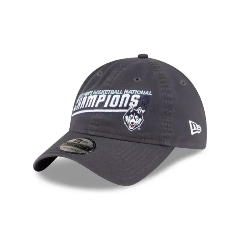 Sale Connecticut Huskies 2024 NCAA Division I Champions 9TWENTY Adjustable - KTGCaps - Baseball caps for various teams, purchased online at a discount Caps