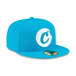 Sale Cookies Bright Blue Alt 59FIFTY Fitted Hat - KTGCaps - Baseball caps for various teams, purchased online at a discount Caps