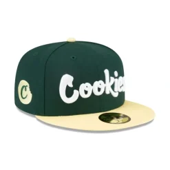 Best Cookies Yellow Visor 59FIFTY Fitted Hat - KTGCaps - Baseball caps for various teams, purchased online at a discount Caps