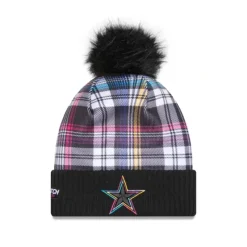 Outlet Dallas Cowboys 2024 Crucial Catch Womens Pom Knit Hat - KTGCaps - Baseball caps for various teams, purchased online at a discount Caps