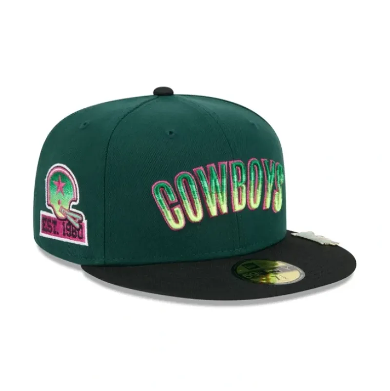 Outlet Dallas Cowboys Crawlers 59FIFTY Fitted Hat - KTGCaps - Baseball caps for various teams, purchased online at a discount Caps