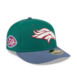 Cheap Denver Broncos Green Gemstone Low Profile 59FIFTY Fitted Hat - KTGCaps - Baseball caps for various teams, purchased online at a discount Caps