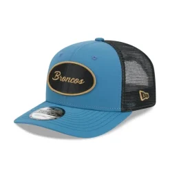 Flash Sale Denver Broncos Indigo 9SEVENTY Trucker Hat - KTGCaps - Baseball caps for various teams, purchased online at a discount Caps