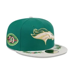 Online Denver Broncos Novelty Holly 59FIFTY Fitted Hat - KTGCaps - Baseball caps for various teams, purchased online at a discount Caps