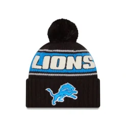 Cheap Detroit Lions 2024 Cold Weather Black Pom Knit Hat - KTGCaps - Baseball caps for various teams, purchased online at a discount Caps