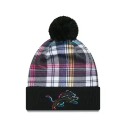 Outlet Detroit Lions 2024 Crucial Catch Sport Pom Knit Hat - KTGCaps - Baseball caps for various teams, purchased online at a discount Caps