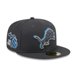 Outlet Detroit Lions 2024 Draft Gray 59FIFTY Fitted Hat - KTGCaps - Baseball caps for various teams, purchased online at a discount Caps