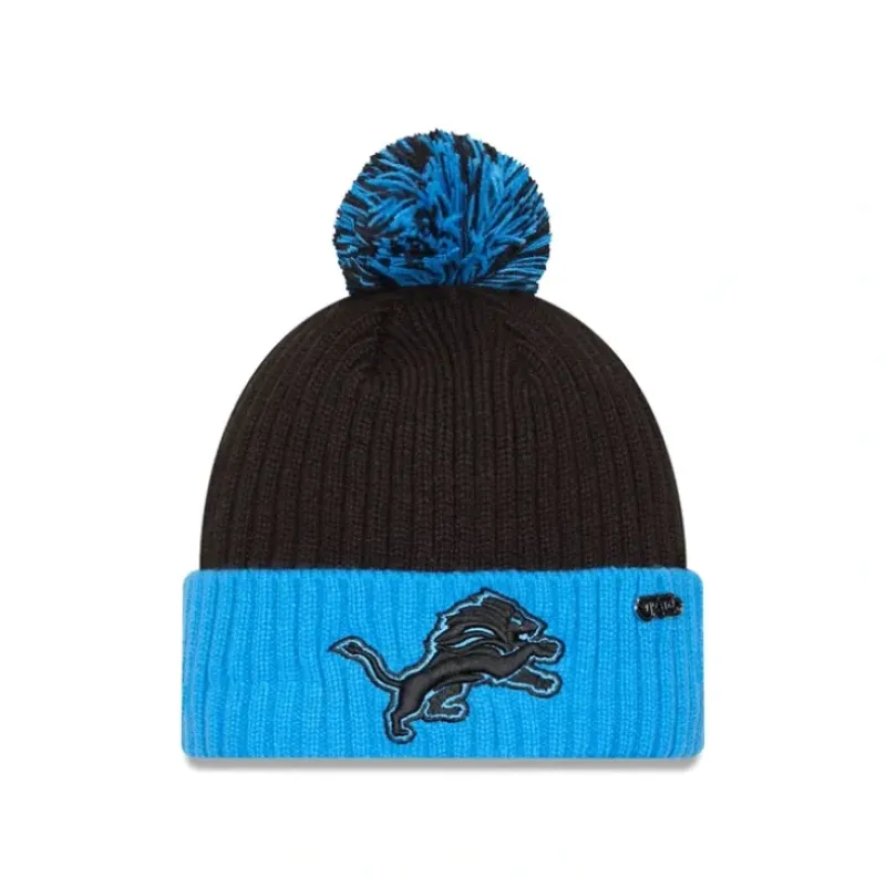 Best Detroit Lions 2024 Inspire Change Pom Knit Hat - KTGCaps - Baseball caps for various teams, purchased online at a discount Caps