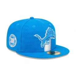 Store Detroit Lions 2024 Sideline 59FIFTY Fitted Hat - KTGCaps - Baseball caps for various teams, purchased online at a discount Caps