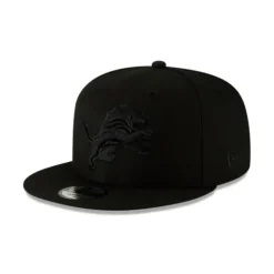 Best Detroit Lions Black On Black 9FIFTY Snapback Hat - KTGCaps - Baseball caps for various teams, purchased online at a discount Caps
