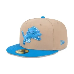 Sale Detroit Lions Camel 59FIFTY Fitted Hat - KTGCaps - Baseball caps for various teams, purchased online at a discount Caps