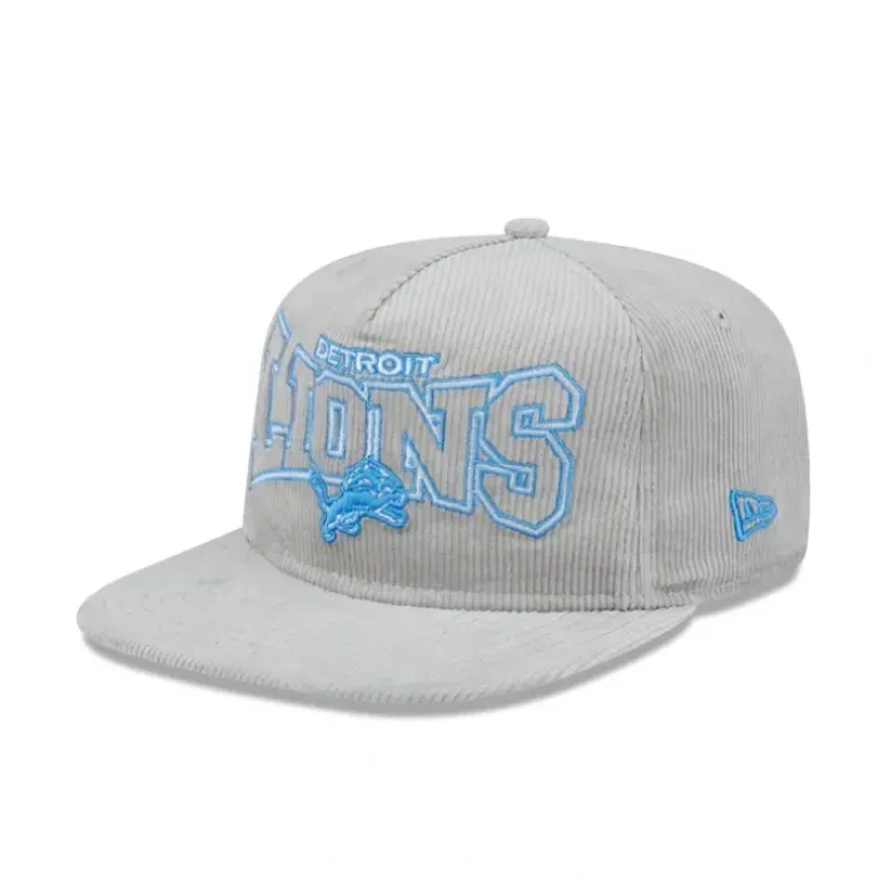 Online Detroit Lions Gray Cord Golfer Hat - KTGCaps - Baseball caps for various teams, purchased online at a discount Caps