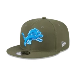 Best Sale Detroit Lions Olive 9FIFTY Snapback Hat - KTGCaps - Baseball caps for various teams, purchased online at a discount Caps