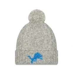 Best Detroit Lions Shimmer Pom Knit Hat - KTGCaps - Baseball caps for various teams, purchased online at a discount Caps