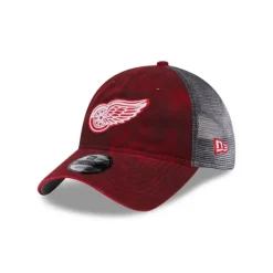 Sale Detroit Red Wings Slick 9TWENTY Trucker Hat - KTGCaps - Baseball caps for various teams, purchased online at a discount Caps