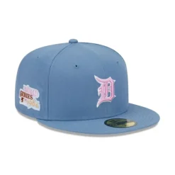 Best Detroit Tigers Deep Blue 59FIFTY Fitted Hat - KTGCaps - Baseball caps for various teams, purchased online at a discount Caps
