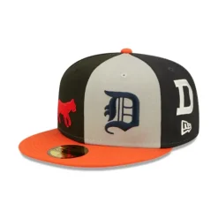 Sale Detroit Tigers Logo Pinwheel 59FIFTY Fitted Hat - KTGCaps - Baseball caps for various teams, purchased online at a discount Caps