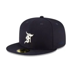 Cheap Essentials By Fear Of God Light Royal 59FIFTY Fitted Hat - KTGCaps - Baseball caps for various teams, purchased online at a discount Caps